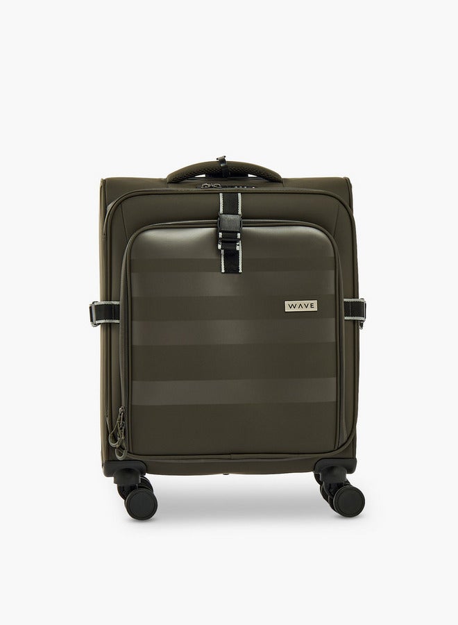 Wave Striped Softcase Trolley Bag With Retractable Handle - Image 3